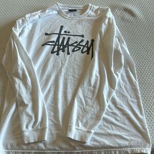 Stussy White longsleeve